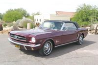 65 Burgandy conv.