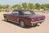 65 Burgandy conv.